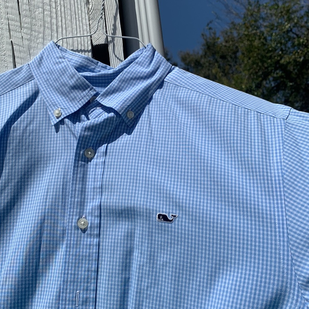 Vineyard vines whale shirt button down